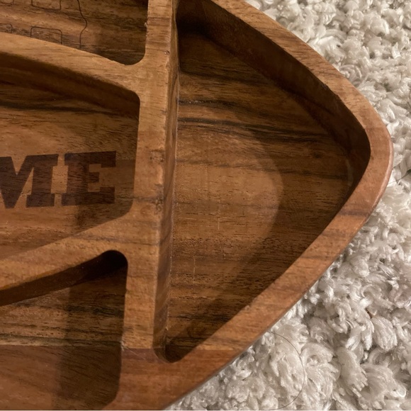 🏈 NEW/UNUSED Game Time Football Charcuterie Snack Tray - Picture 9 of 11